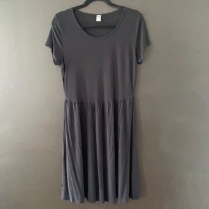 Black Scoop Neck Dress